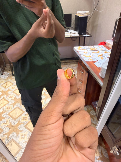 mid diamond hoop eyarring